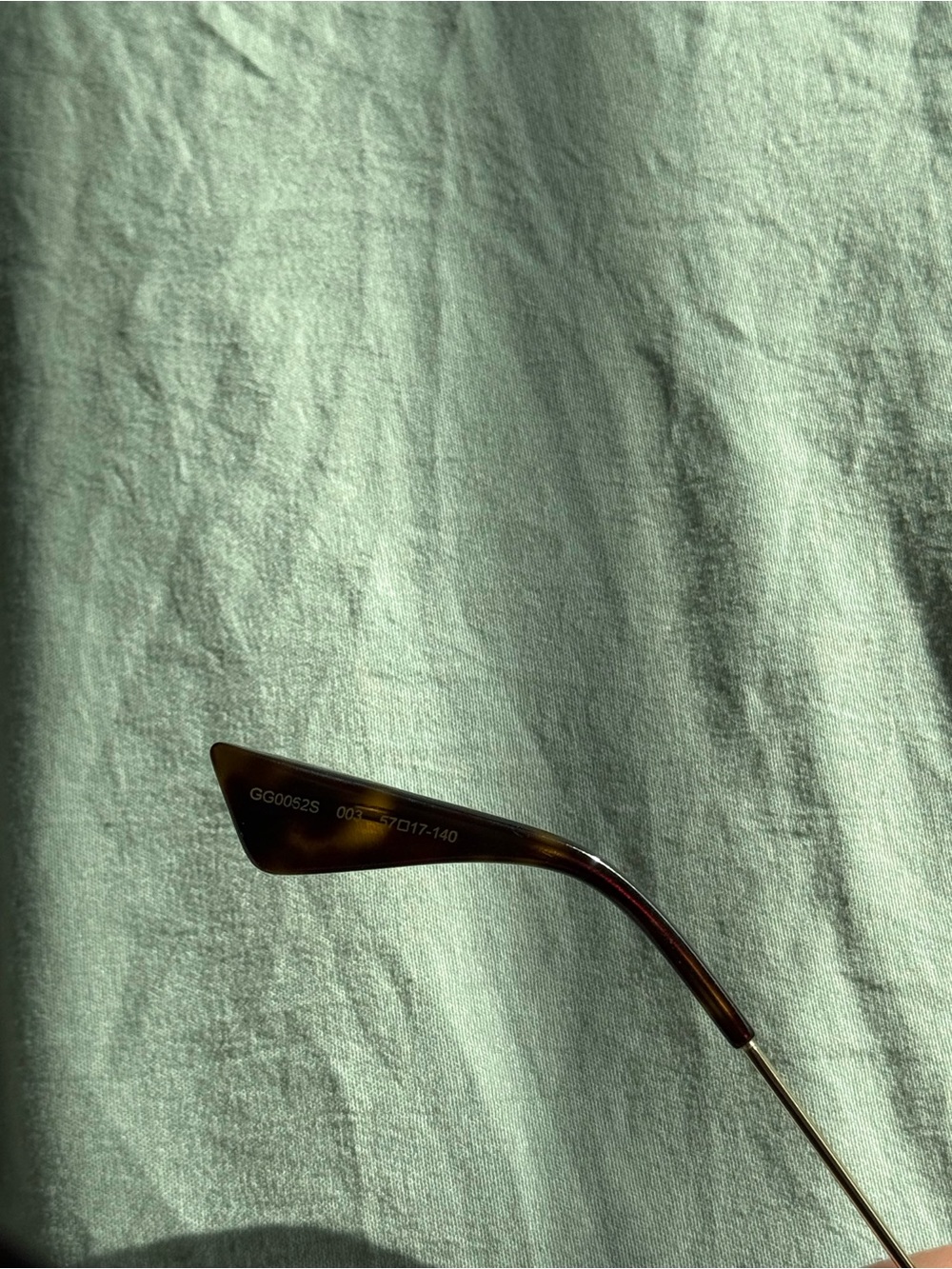 Gucci Aviator Sunglasses in Green and Red Trim - Picture 9 of 11